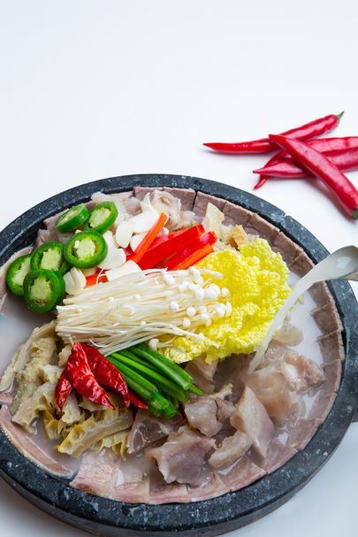 모듬 수육 쟁반